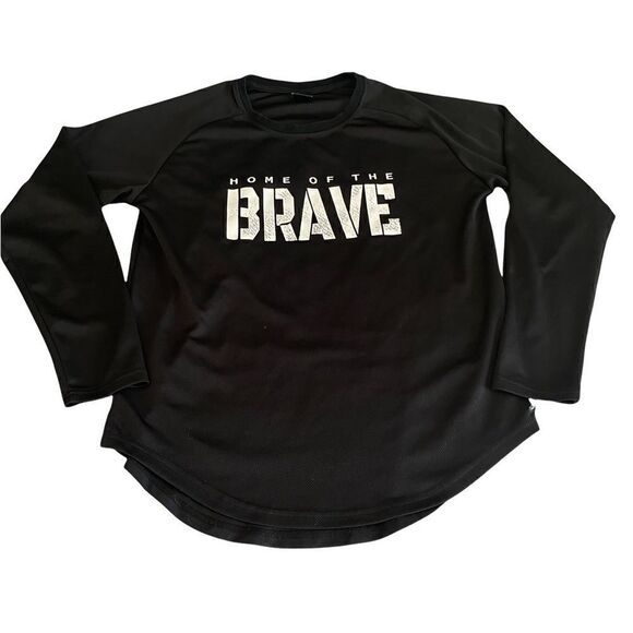 American Eagle men’s size large black long sleeve AE - Picture 1 of 11